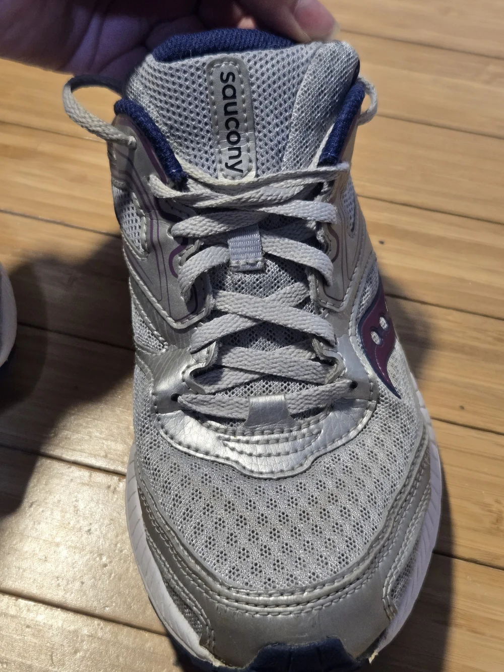 Saucony Men's Gray/Blue Running Sneakers